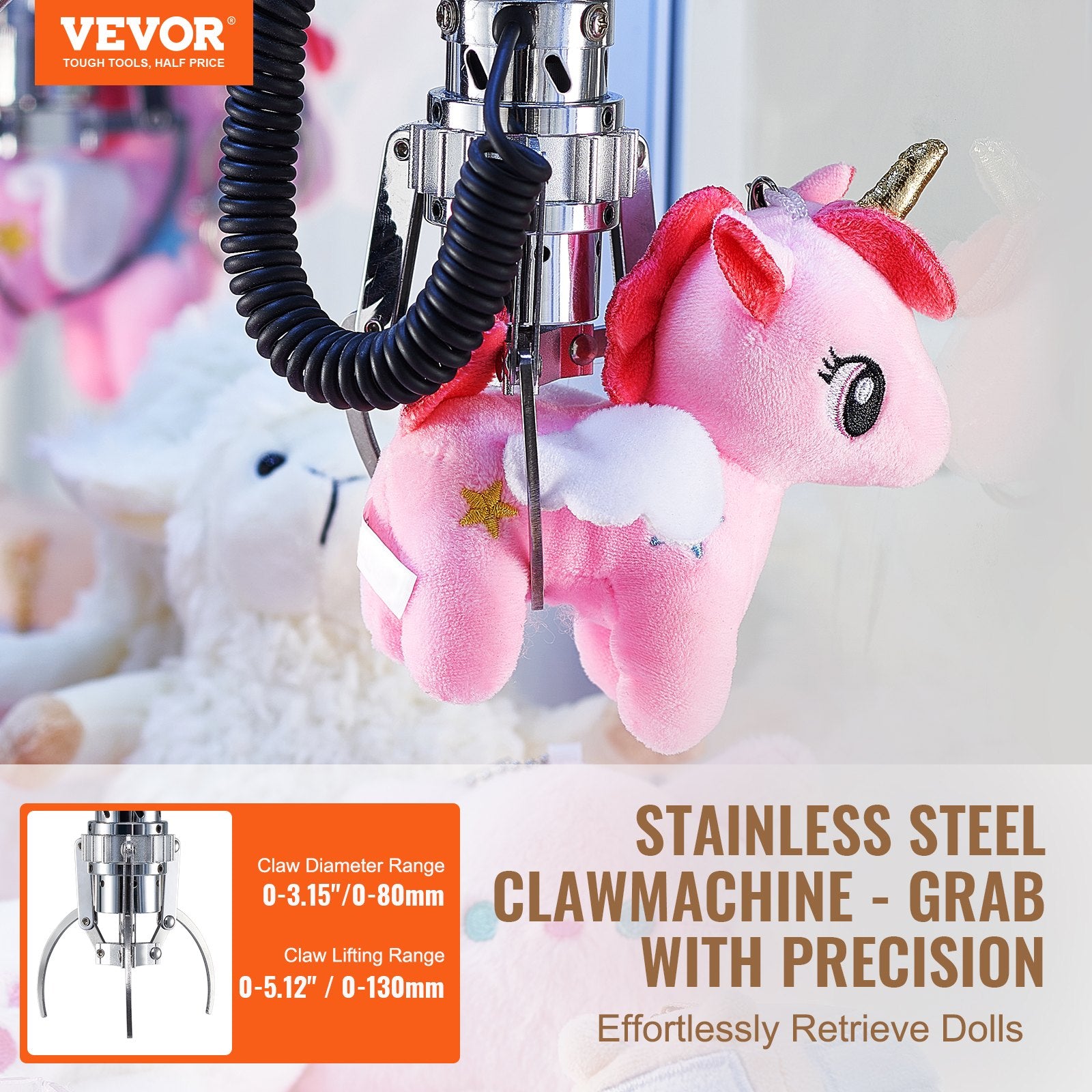 Claw Crane Machine Mini Candy Prize Grabber Catcher Arcade Game Toys